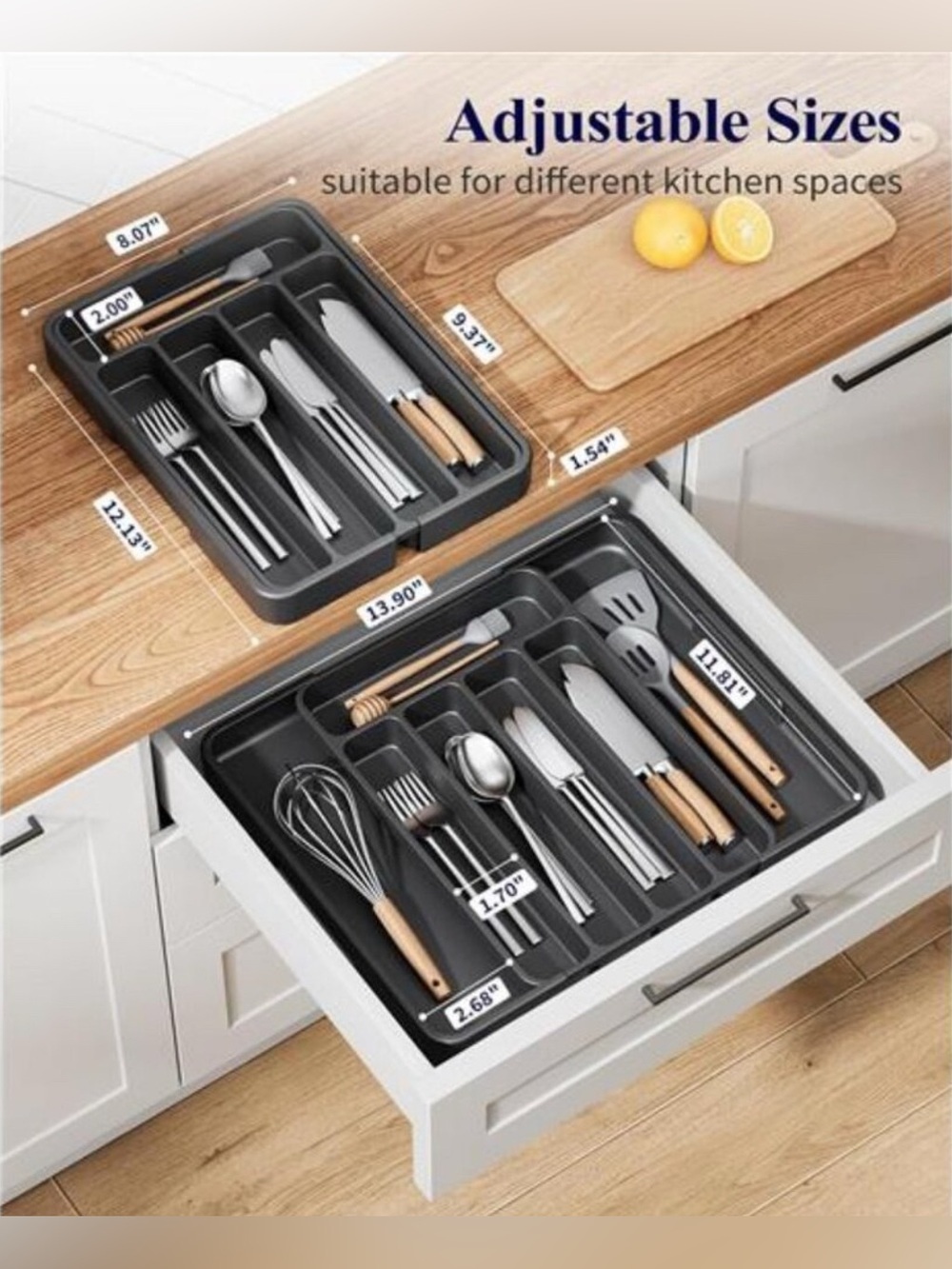 Kitsure Expandable Silverware Drawer Organizer - Picture 11 of 11